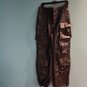 Fashion Nova Black Cargo Pants